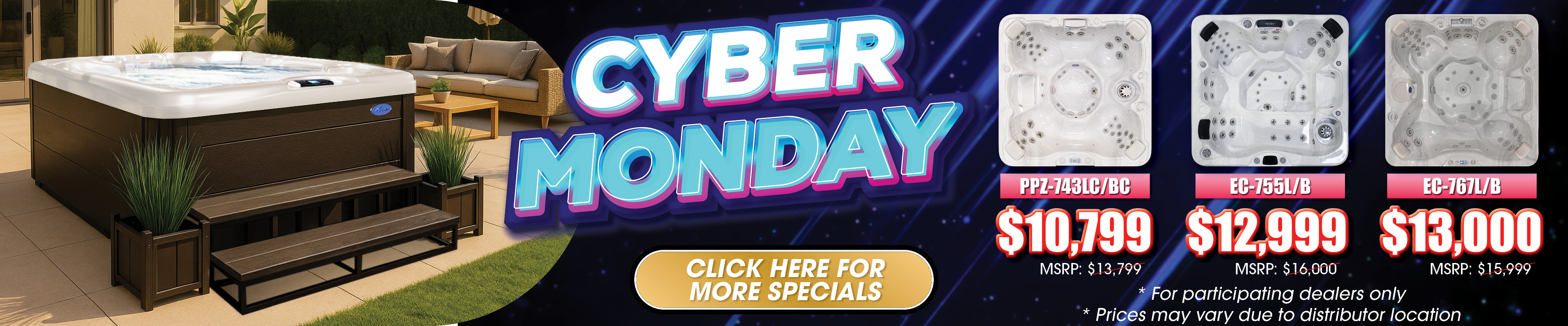 Calspas hot tub being used in a family setting - Driggs