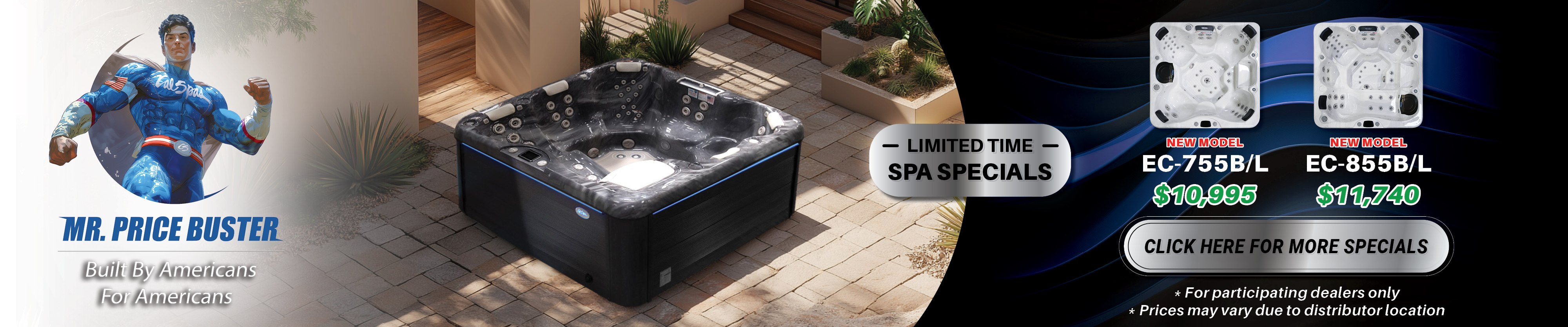Calspas hot tub being used in a family setting - Driggs